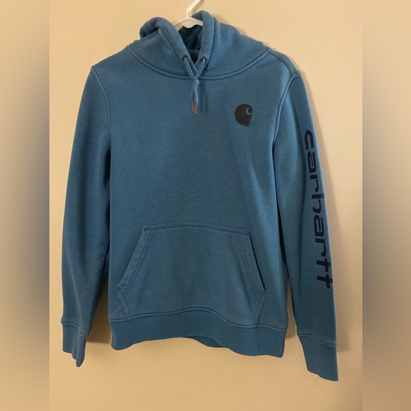 Carhartt Tops - Carhartt Teal Hoodie